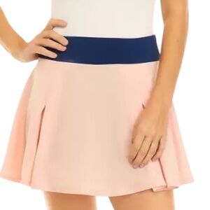 NWT Zelos Stretch Woven Pleat Women'sPink & Blue  Skirt, Size XL‎